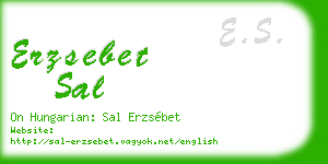 erzsebet sal business card